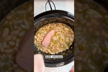 Crockpot White Chicken Chili