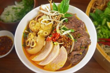 BEST Bun Bo Hue Instant Pot Recipe (Vietnamese Spicy Beef Noodle Soup)
