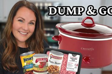 EASY DUMP AND GO SLOW COOKER DINNERS | FREEZER CROCK POT MEALS | FEEDING THE BYRDS
