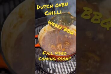 Dutch Oven Cast Iron Chilli Weber BBQ