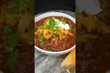 Delicious Chili Recipe #shorts #recipes