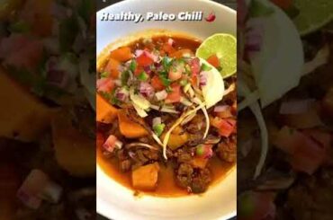 #shorts My healthy weeknight chili recipe! Check it out @kellyscleanki