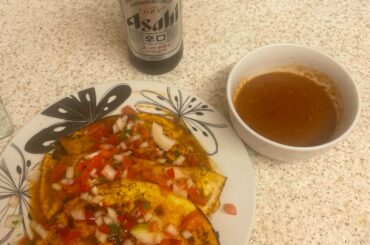 Birria tacos with habanero pico de gallo