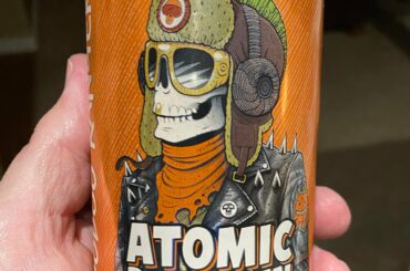 Pumpkin beer with cinnamon and habaneros.