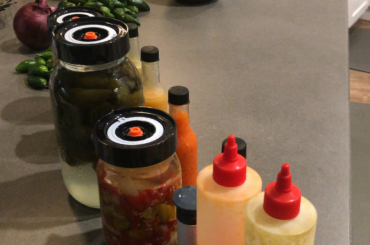 One of my elderly neighbors asked me to teach her how to ferment and make hot sauce because she loves the sauces I give her. I had to hide how giddy I was to teach her today.