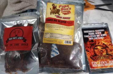 Picked these up at BBQ on the River tonight, Always disappointed in "spicy" food. Never as hot as they try to make it out to be.