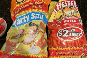 Who else likes Flaming Hot Cheetos and Chester’s Flaming Fries?