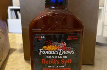 Found a new (to me) barbecue sauce. Tastes great and packs a little kick as well. I see this sauce going on many racks of ribs and plates of wings in the future!