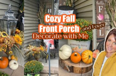 Decorate with Me Cozy Fall Front Porch + Autumn BBQ Chili Recipe