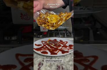 Low-Carb Chili Cheese Fries | #shorts #shortvideo #short  #ketodiet #ketorecipes