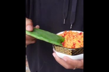 Unexpectedly, the taste of this cactus gets better with chili powder #cactus #cactusmania #cachos