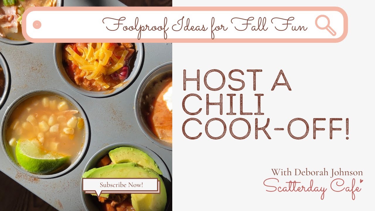 Host a Chili Cookoff this Fall Chili Chili