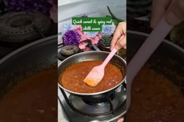 #shorts #ytshorts #youtubeshorts #youtuber #chutney #dip Red chili sauce / Sweet & spicy chili sauce