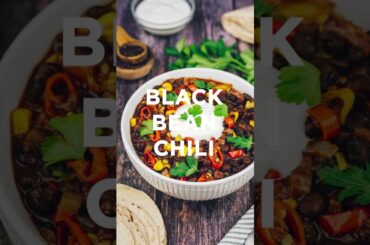 Black Bean Chili Recipe | Kitchen Mama