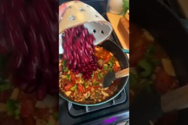 the only fall recipe you need!! #chilirecipe #shorts #shorts