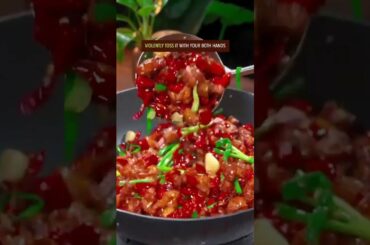 CRISPY CHICKEN WITH CHILI PEPPR RECIPE #short