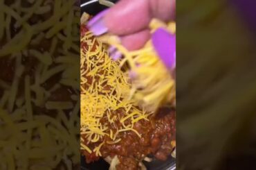 BEST CHILI CHEESE FRIES #shorts