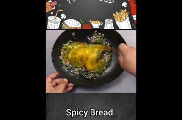 Spicy bread toast recipe.green chili bread recipe