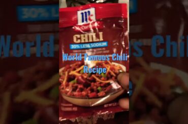 World Famous Chili Recipe!!!