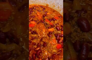 Chili for the night #dinner