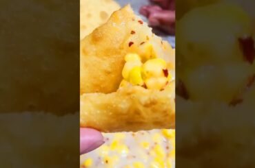 Ultimate Poori Chili Condensed Corn Sauce Recipe ASMR !! #shorts
