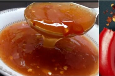 Sweet chilli sauce recipe || samosay,pakoray,dahi bhalay,kachori kay sath khai janay wali chutney