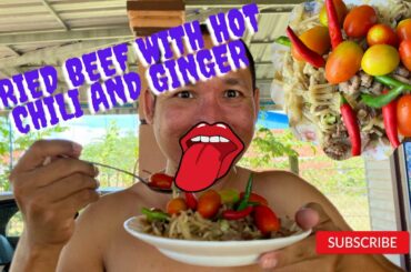 Fried Beef with Ginger and Hot Chili, Suppers Hot and delicious recipes Seha Foodie