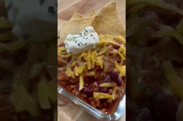 Chili Con Carne with Tortilla Chips