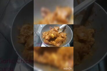 Garlic Chicken recipe bengali style #shorts #youtubeshorts