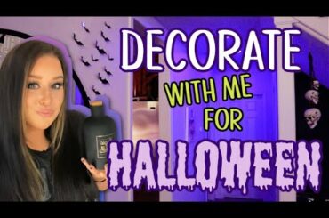 Decorate for Halloween with Me! + White Chicken Chili CrockPot Recipe