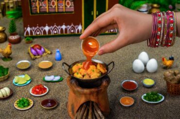 Miniature Chilli Chicken Recipe | Restaurant Style Chilli Chicken | Tiny Foodkey | Fried Chicken