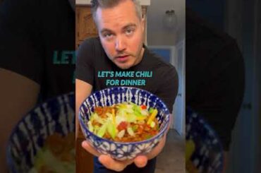 Easy Beef Chili #shorts