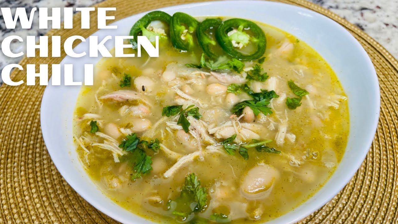White Chicken Chili Recipe Easy White Chicken Chili Recipe White Chicken Chili Soup Chili