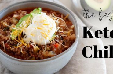 Hearty Low-Carb Keto Chili | Award Winning Recipe!