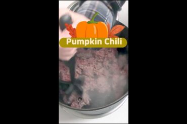 Pumpkin Chili! Cozy Fall Cooking | Homemaking on the Homestead #shorts #pumpkin #pumpkinrecipe