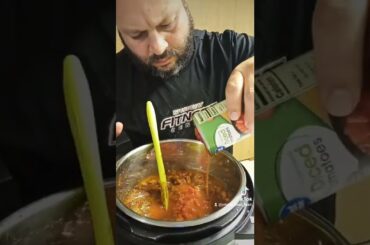 Chili over mashed potatoes #instantpot #cooking #dinnerideas #shorts #food #chili #eat #easydinners