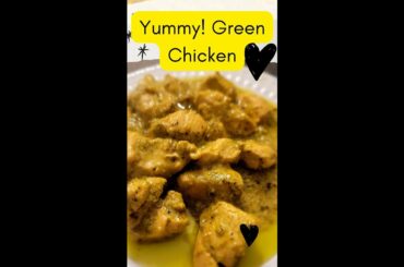 Green Chicken Recipe|Haryali Chicken|Grenn chili Chicken|#ShumailaAlison#greenchickenrecipe #shorts