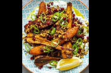 Curry Roasted Carrots and Parsnips with Chilli Yoghurt | The Perfect Roasted Veg Dish