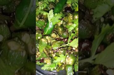 Lady Finger Recipe With green Chili