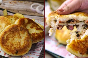 Potato Cake (Stuffed Potato Cakes) Recipe by SooperChef