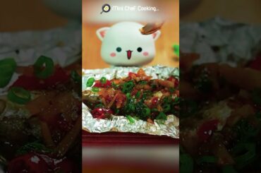 Tasty Miniature Spicy Grilled Fish Recipe | Homemade Mini Food Made By " Mini Chef" | ASMR Cooking