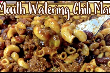 How to Make Hearty Chili Mac and Cheese | ONE POT CHILI MAC WITH CHEESE  RECIPE