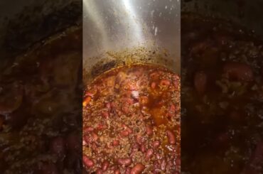 Chili Being Cooked (Slow Motion)
