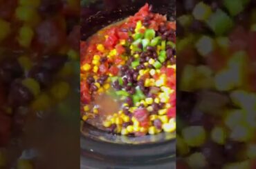 Southwest chicken chili! #shorts