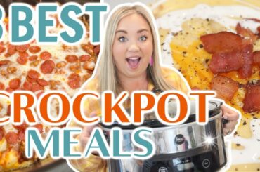 YOU HAVE TO TRY THESE EASY CROCKPOT RECIPES | BEST & MOST DELICIOUS DINNER IDEAS | CROCKPOT DINNERS