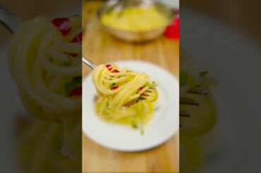 Pasta AGLIO E OLIO recipe -  PASTA recipe #shorts