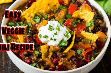 EASY VEGGIE CHILI BEANS RECIPE! Cook With Me @Chelle Cooks And Reviews