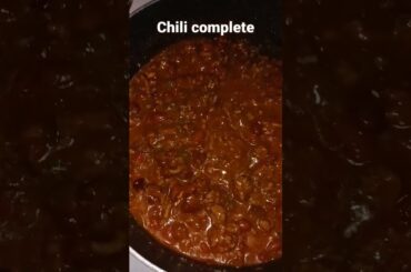 And there you have it. Chili is complete.