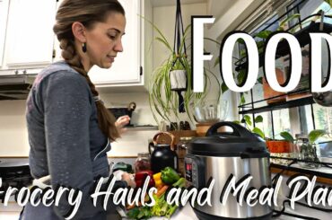 Large Family Grocery Hauls, Meal Plan + Meal Prep | Kielbasa Skillet, Chili, Cranberry Sauce & More!