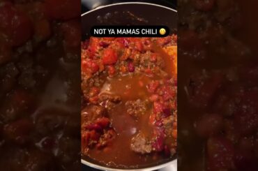 Not ya mamas chili #chili #foodie #cooking #momlife